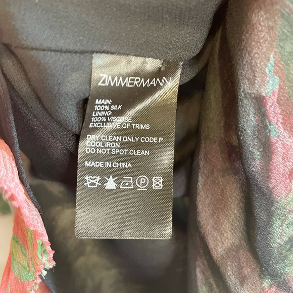 Zimmermann Bellitude Flutter Playsuit in Spliced size 0 - Picture 4 of 12